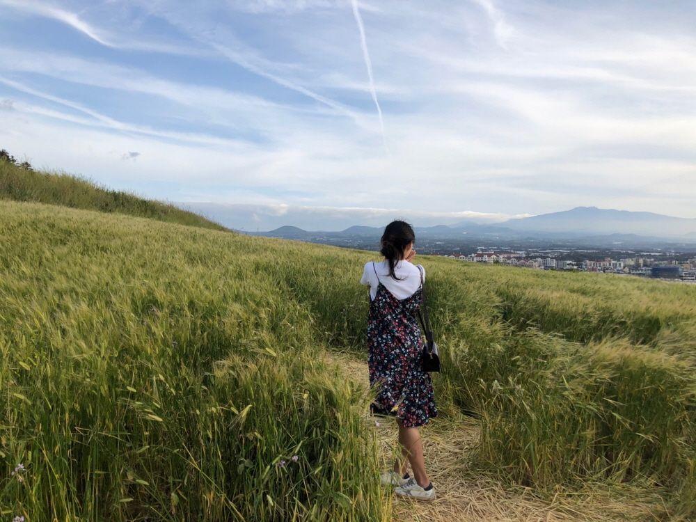 從犀牛峰頂俯瞰的鹹德海水域場美景，無須攀登便可飽覽美麗的自然風景